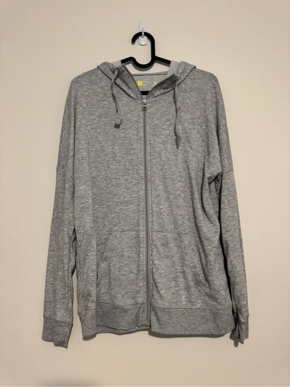 Xersion Light Gray Full-Zip Hoodie